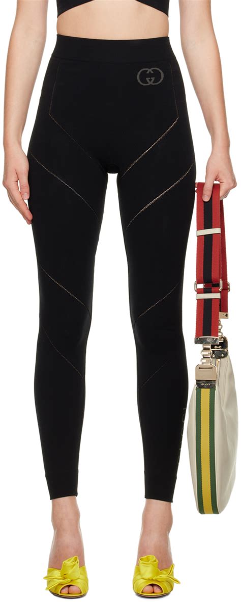 gucci logo leggings|Gucci tights black etsy.